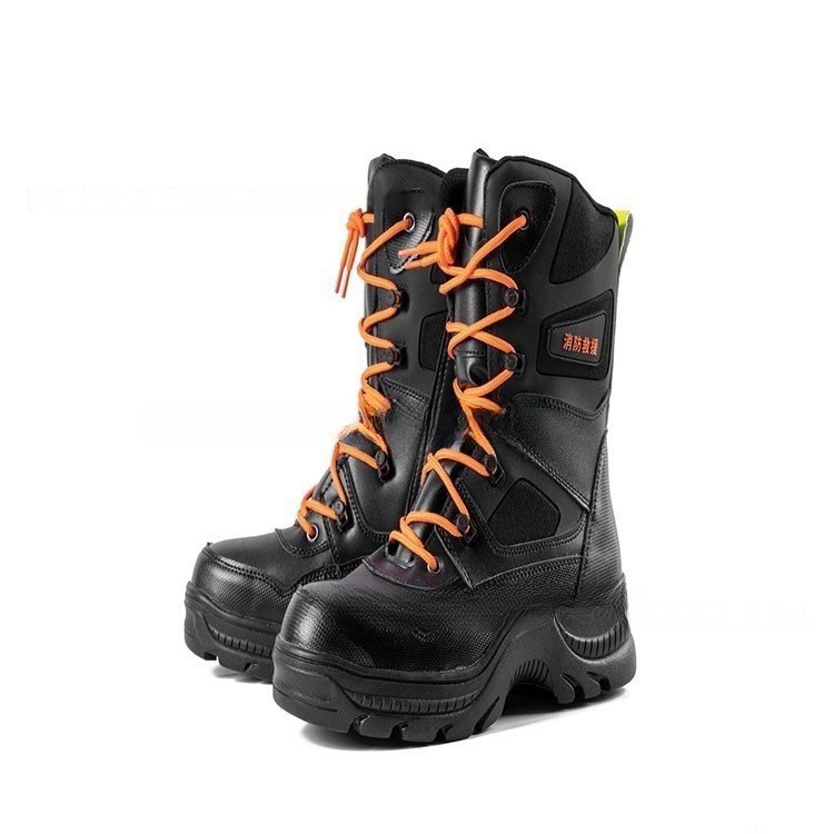抢险鞋作业保护靴户外作战登消防救援高温劳保鞋森林爬绳登高