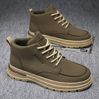 Мужские демисезонные ботинки Martens на платформе: стильные универсальные кроссовки-ботинки