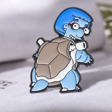 特色新奇趣味创意辛普森一家搞怪徽章胸针卡通金属精美配饰
