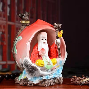 Jingdezhen Shoutao 2.5kg Pack Ceramic Wine Bottle Sealed Empty Wine Bottle Creative Collection Handmade Gift Wine Storage Wholesale