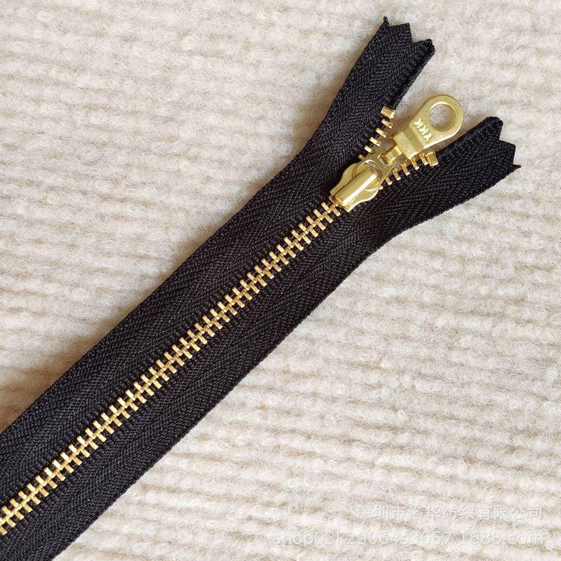 Ykkファスナーykk金属ファスナーykk 3号5号金銅閉口ファスナー手袋ファスナー浙江卸売り|undefined