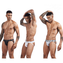 男士丁字褲運動性感透氣跨境內褲新款內衣外貿情趣同志雙丁t褲男