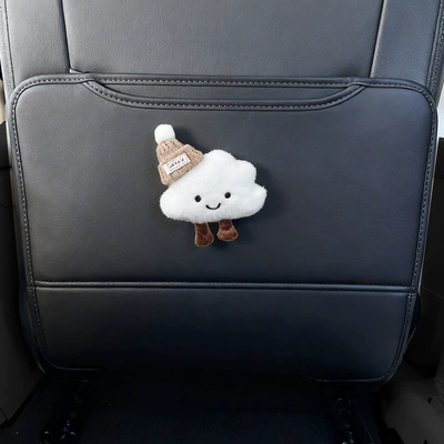 protector, anti-dirt protective rear seat mat — Chair back anti-kick pad - hat-cloud-oula-5-1-piece-of-rear-seat-anti-kick-pad-starry-night-gray