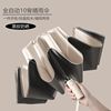 fully automatic Umbrella men and women fold Large reinforce thickening Solid Wind rain or shine Dual use sunshade Sunscreen Parasol