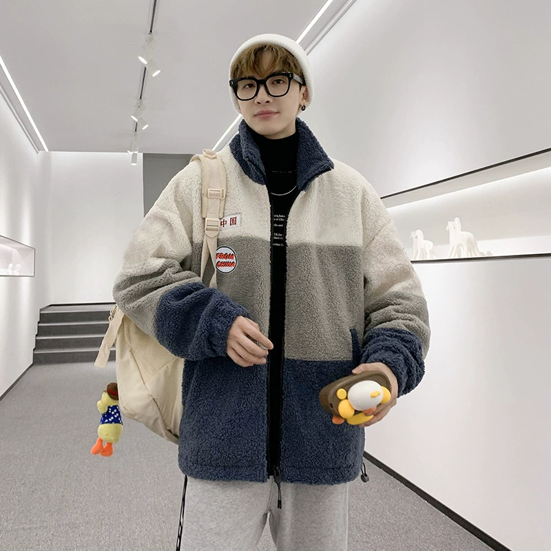 Jacket for beloved for elementary school students, 2022 collection, oversize, with embroidery, increased thickness