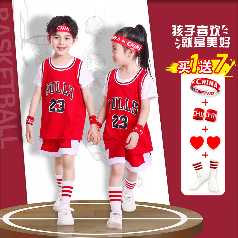子供バスケットボールユニフォームスーツ速乾性男の子ネザ幼稚園パフォーマンスユニフォーム小学生競技チームユニフォームコービーユニフォーム|undefined