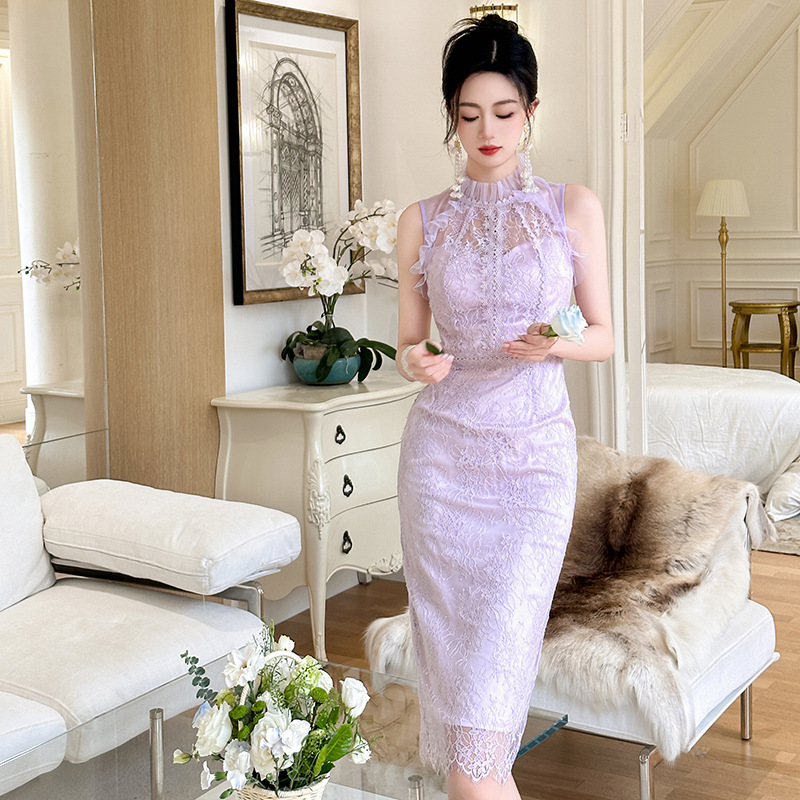 B7297 1190K VÁY ĐẦM LIỀN THÂN NỮ CHOTDNG DÁNG ÔM BODY GỢI CẢM SEXY MÙA HÈ HỌA TIẾT HOA TRÔNG TRẺ HƠN TUỔI THỜI TRANG NỮ REN G04 SẢN PHẨM MỚI