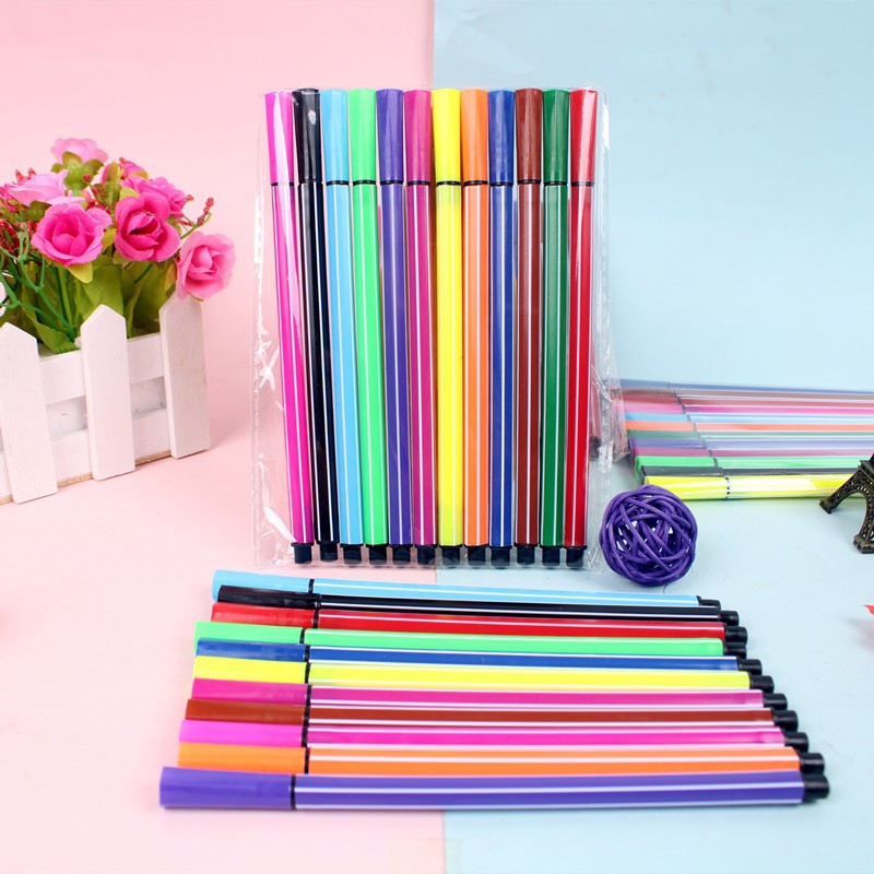 Los estudiantes pueden lavar dibujos animados para niños bolígrafo de acuarela para niños pincel de pintura de arte para niños pintura de jardín de infantes papelería premios