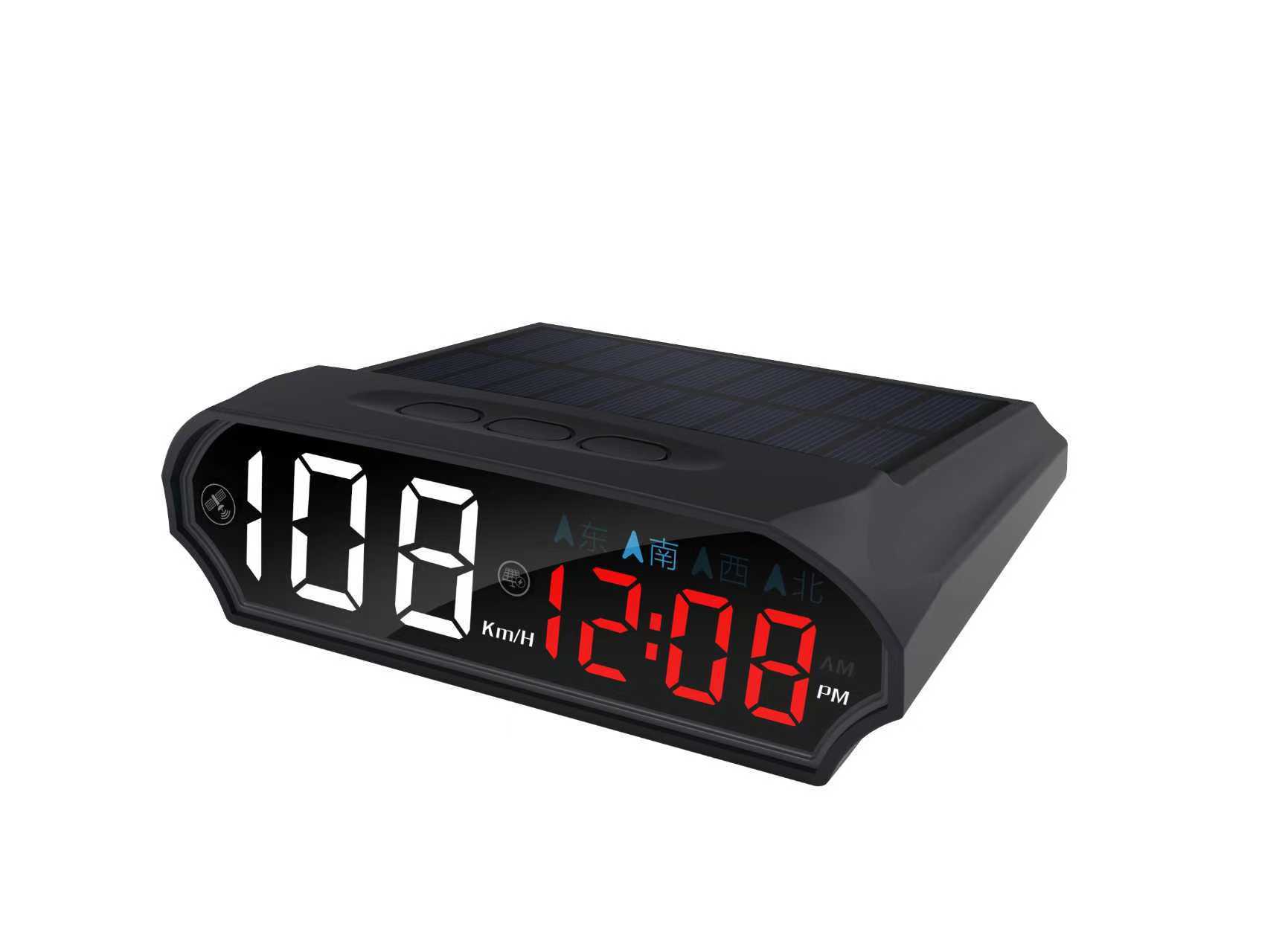 Car-Mounted Solar-Powered Hud Head-Up Display with High-Definition Gps and Dual-Mode Beidou Strong Signal, Universal Vehicle Speed Display Instrument