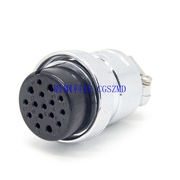 35MM GXϵ�к��ղ�ͷ 2~19оԲ�β���16G waterproof copper plug