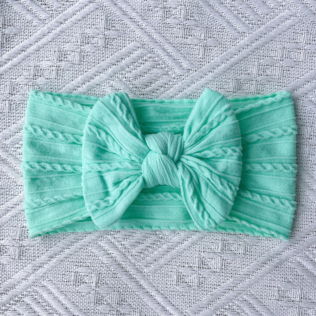 Cute Solid Color Cloth Bowknot Hair Band display picture 5