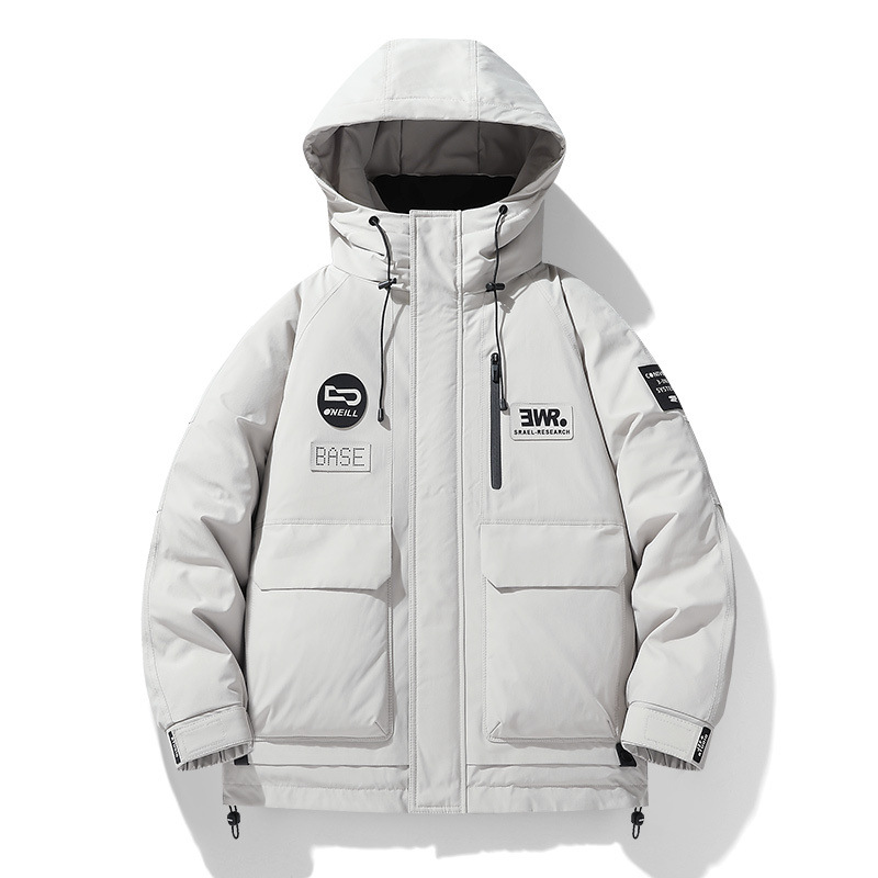 Transmisión en vivo explosivo al aire libre herramientas deportivas cálidas trajes de asalto se pueden abrir dos chaquetas con capuzas de alta calidad marca de moda transfronteriza