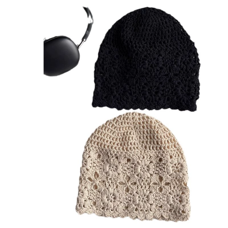 Spring summer thin knitted hat
