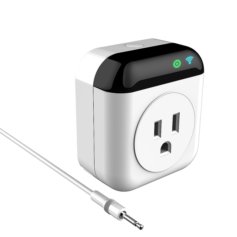 Amazon Venta caliente WiFi termostato inteligente socket graffiti APP y control de voz