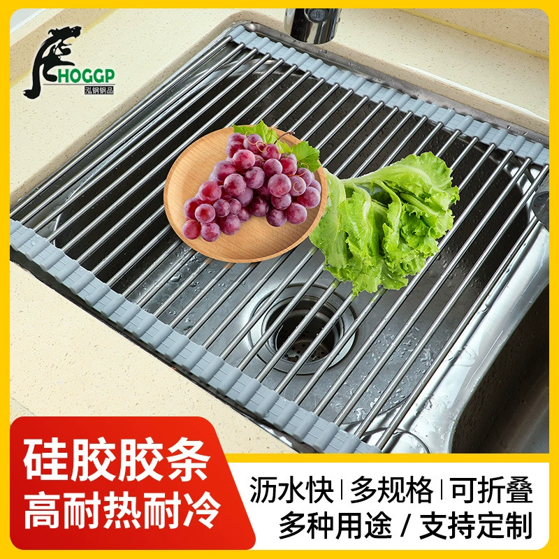 Drying rack, foldable silicone swimming pool stainless steel