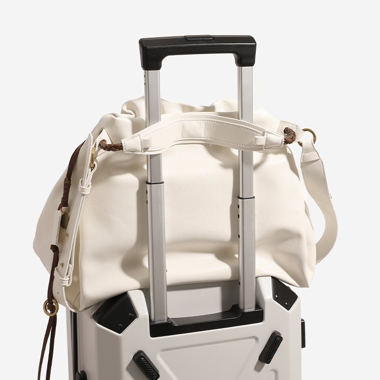 Stylish Women's Drawstring Tote Bag Large Capacity Shoulder Bag_voghion.com