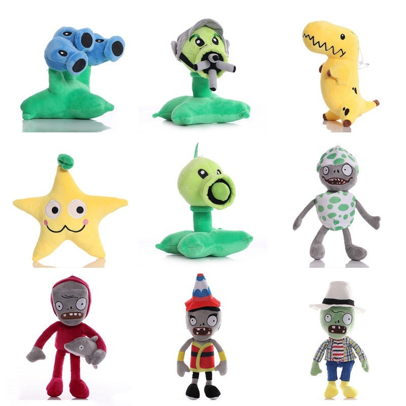 Cross-border animation plant plush doll game machine grab doll pendant company event gifts