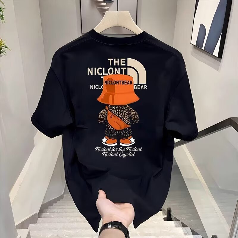 Cotton Men's Summer Short-sleeved Top Cotton Loose All-match Casual Base Shirt for Boys Daily Sports Short-sleeved T-shirt Cotton Men's Summer Short-sleeved Top Cotton Loose All-match Casual Base Shirt for Boys Daily Sports Short-sleeved T-shirt