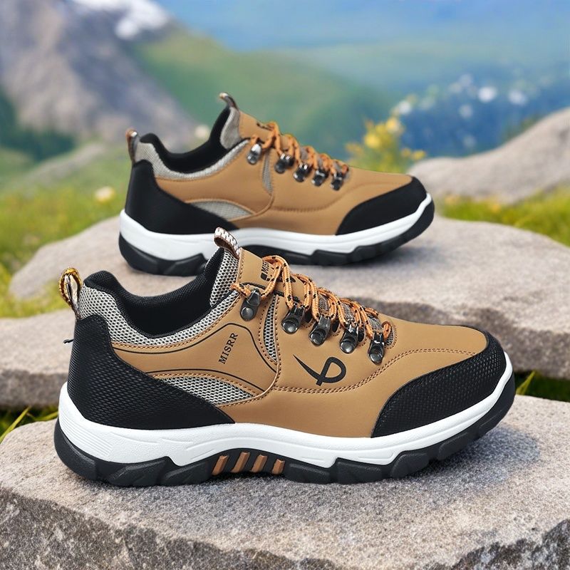 Zapatos de hombre verano 2025 nuevos zapatos de hombre zapatos de montaña antideslizantes resistentes al desgaste zapatos de carrera universal para hombre