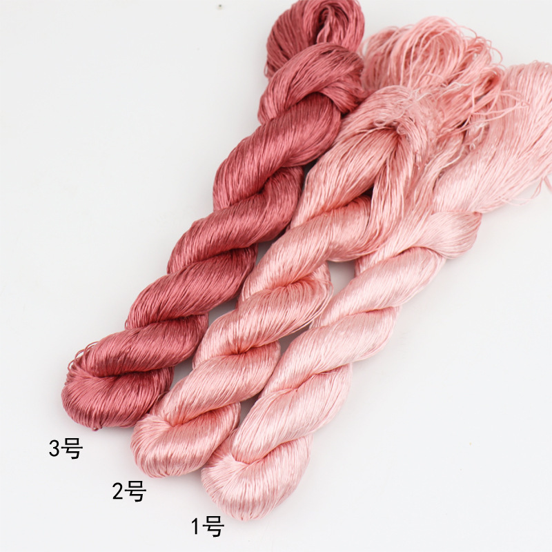 绒花缠花DIY手工制作材料无捻蚕丝线汉服配批发|undefined