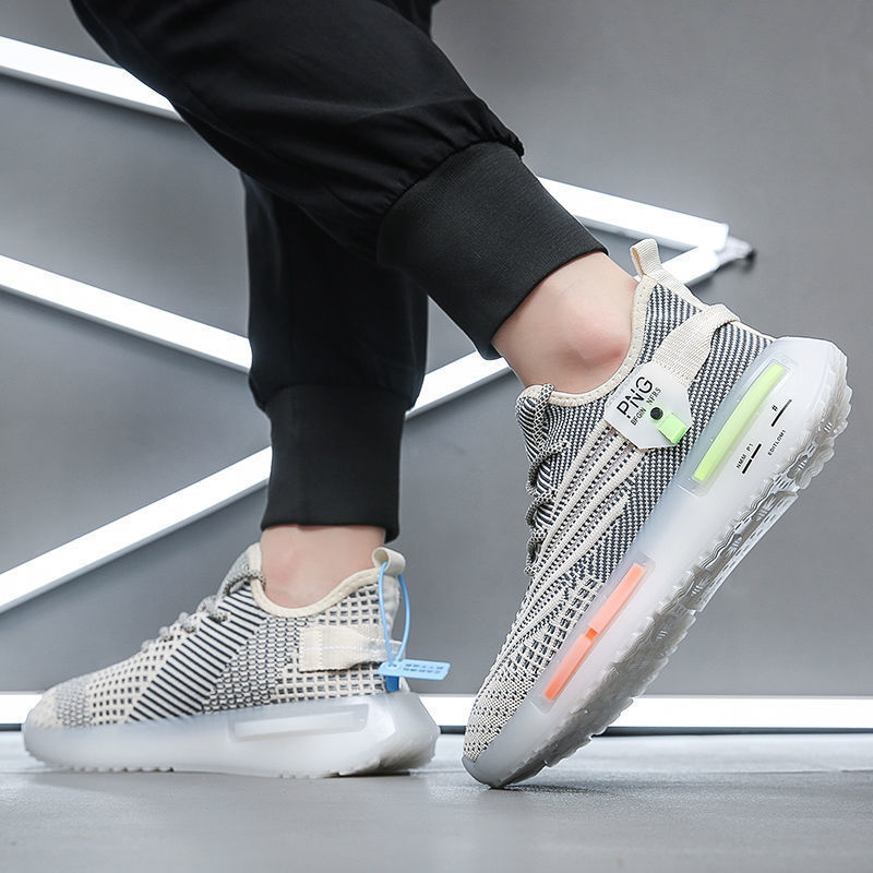 Fashion jelly bottom men's walking shoes Spring and Autumn new versatile casual sneaker cross-border wholesale casual shoes