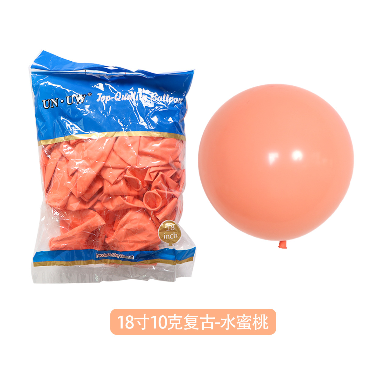 Fábrica de globos globo vintage de 18 pulgadas al por mayor fiesta de cumpleaños decoración de la boda campo globo de látex redondo de 18 pulgadas