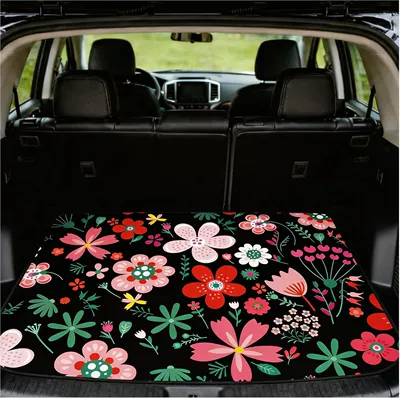 Avtomobil döşəmə paspasları: Storage Mat, Cross-Border Temu - 318-plus-trunk-mat-10-75100cm-crystal-velvet-dot-plastic-bottom