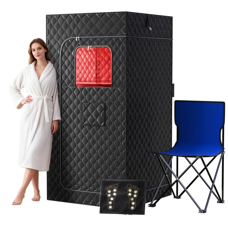 Cross-border sauna room, convenient full-body far-infrared red light sauna box, dry steam for home use, far infrared Cross-border sauna room, convenient full-body far-infrared red light sauna box, dry steam for home use, far infrared