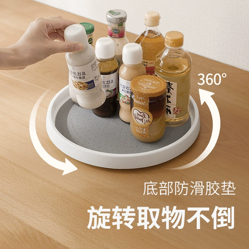 Кухонная rotating spice rack вращающийся пряный стеллаж настольный хранение косметики, пряничный стеллаж