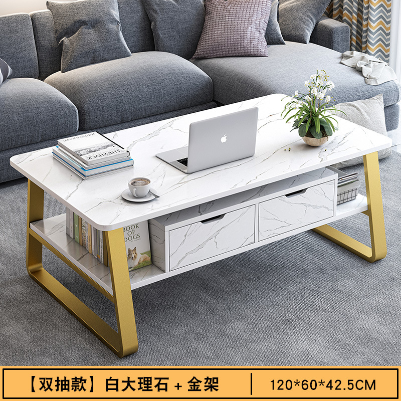 Mesa de café pequeño apartamento sala de estar sofá lado varios Oficina simple mesa de té SALA DE ALQUILER mesa pequeña mesa baja multifuncional