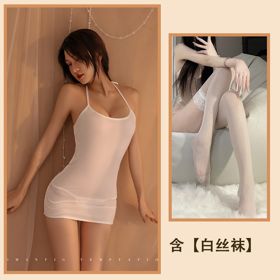 흰색 + 흰색 스타킹