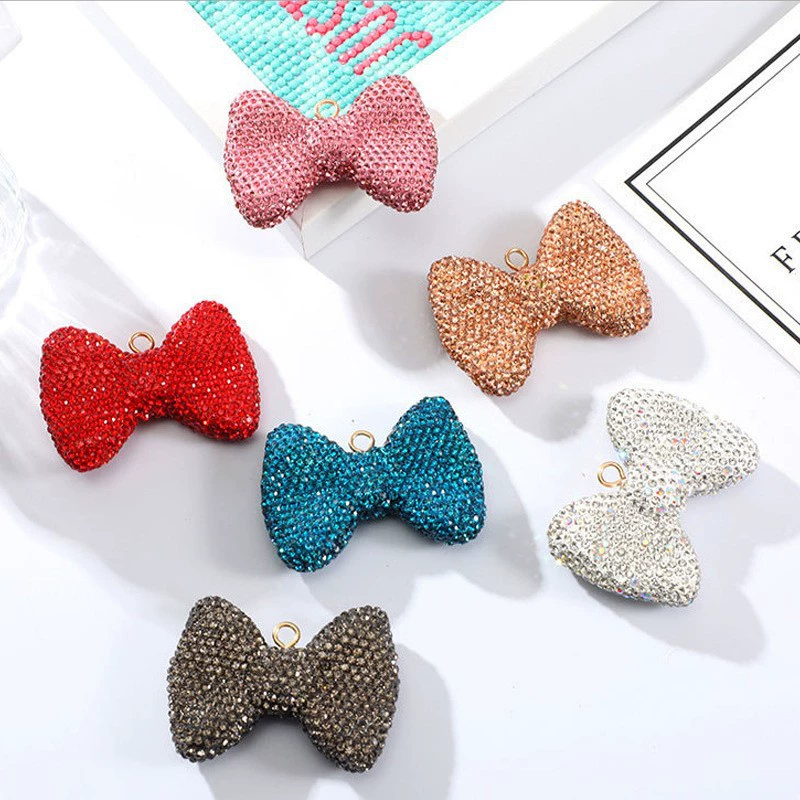 Глина, аксессуары с бантом handmade ручка бриллиант аксессуар бабочка сумка подвеска оптом
