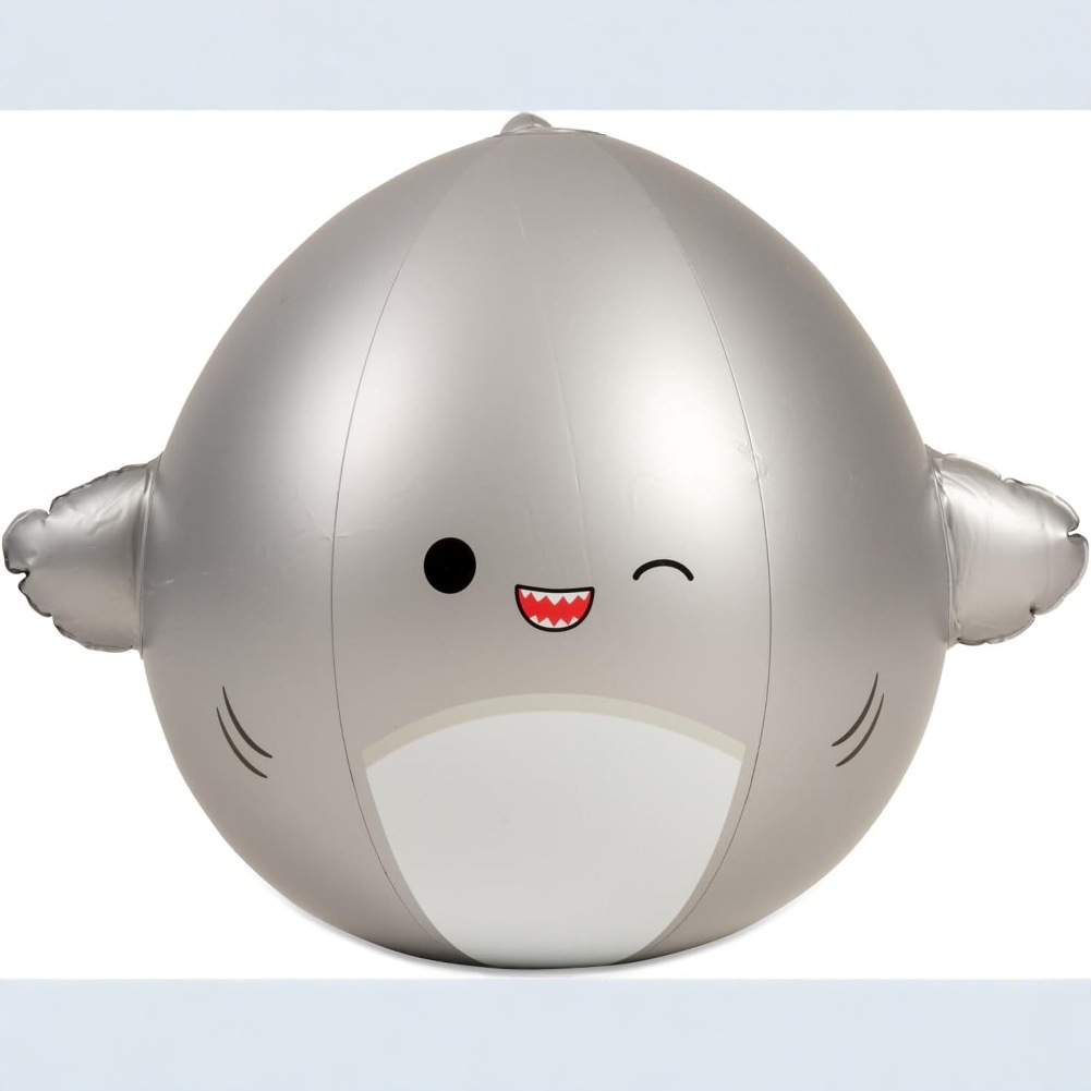 Three dimensional cartoon inflatable beach shark PVC