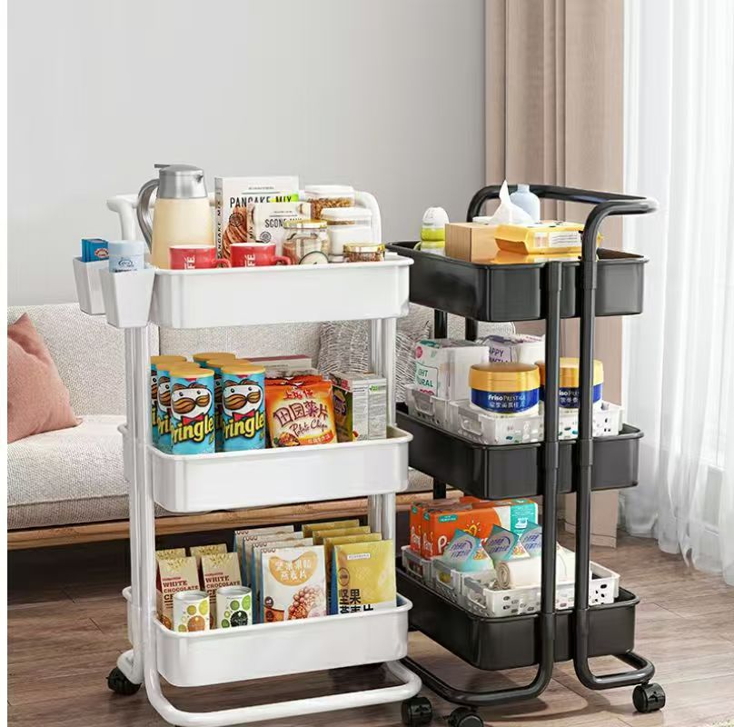 小推车置物架厨房落地多层零食储物架浴室卫生间收纳架子省空间