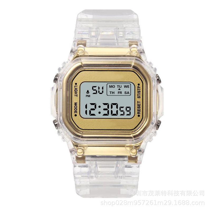 Unicornio reloj mujer estudiante simple chica luminosa hombres impermeable deportes coreano ins Colegio estilo reloj electrónico