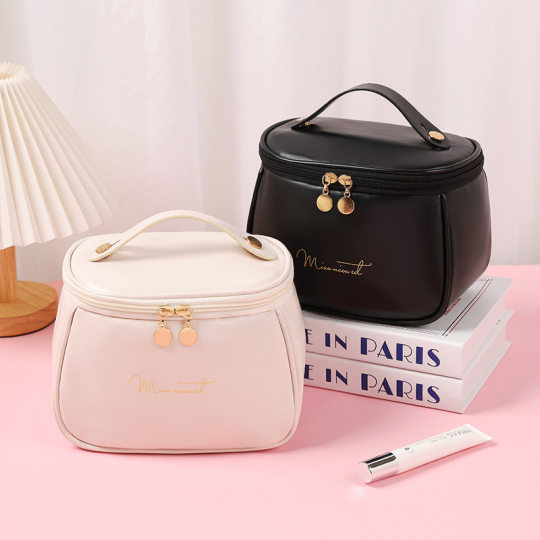 2024 New Travel Toiletry Bag Amazon Factory Women's Simple Cosmetic Bag Large Capacity Portable High Sense Zipper