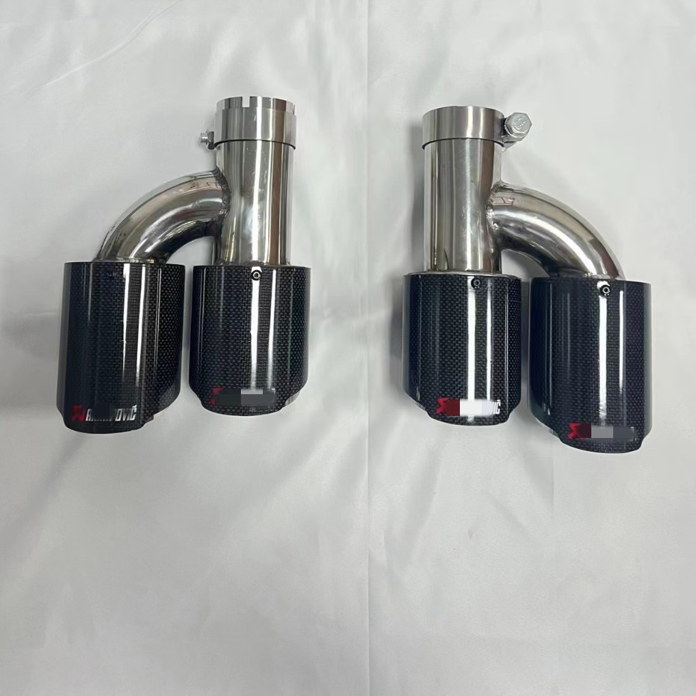 Audi A4L/S4 2017-2019, Audi Big Surrounded - original-exhaust-tail-throat-carbon-fiber