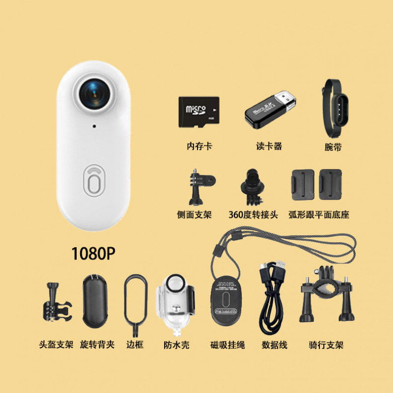 2025 nuevo kit 4K para montar al aire libre cámara deportiva WifI magnético clip trasero cámara deportiva nueva grabadora