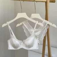 Lace Push-Up Bra, Underwire (Steel Ring), Thin Breathable Summer Design, Multiple Sizes