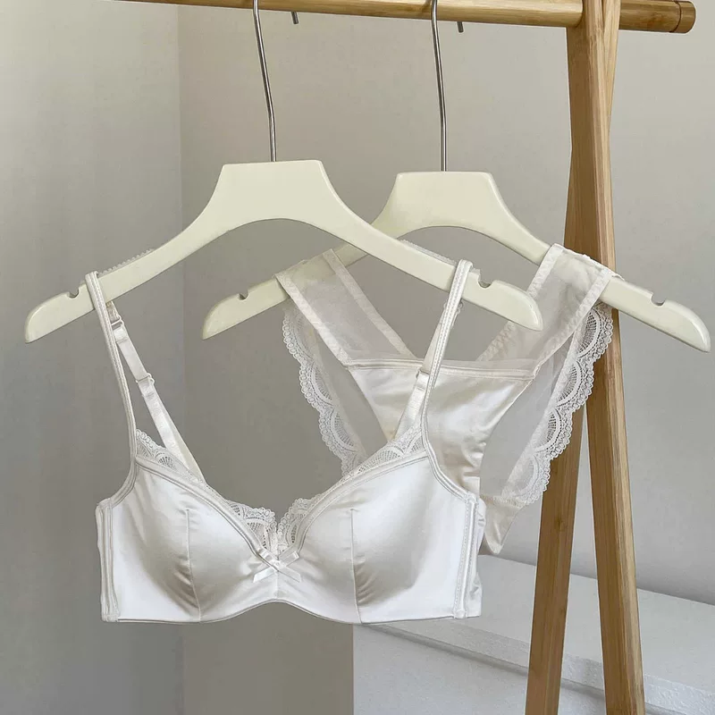 Lace Push-Up Bra, Underwire (Steel Ring), Thin Breathable Summer Design, Multiple Sizes