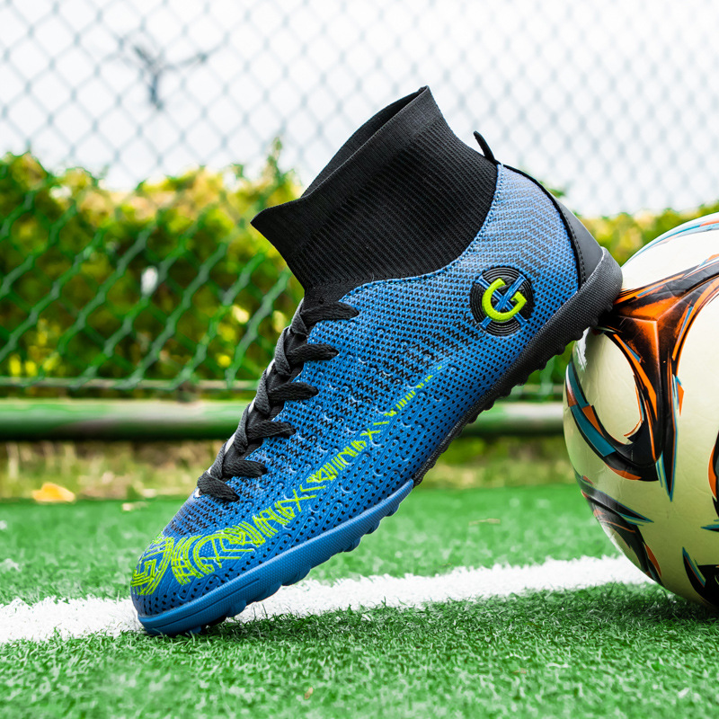 파란색 짧은 손톱