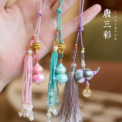 寺庙同款大漆葫芦挂件国风漆器好运葫芦包包挂件寺庙结缘礼物批发