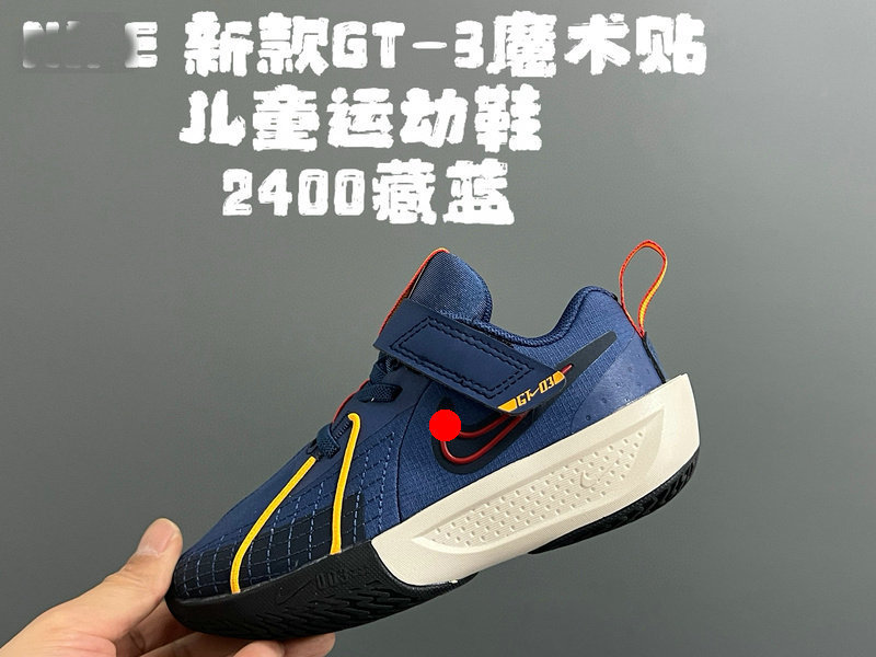 莆田童鞋纯原高版本NK儿童运动跑步鞋GT-3魔术贴童鞋低帮户外跑鞋|undefined