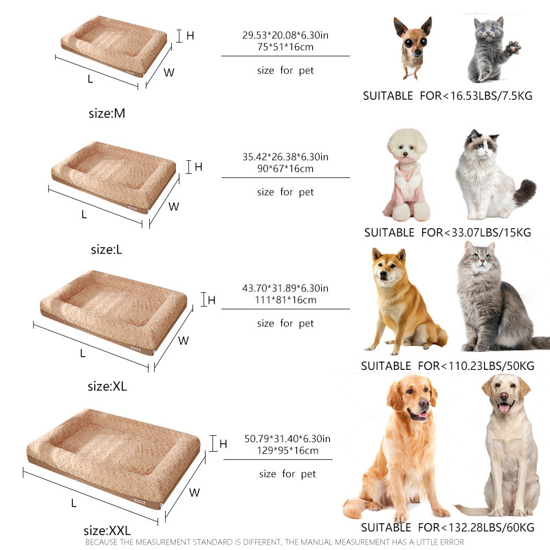 Roca para gatos transfronteriza Roca para perros extraíble y lavable, invierno cálido, casa de gatos, almohadilla de esponja, cuatro estaciones, suministros generales para mascotas