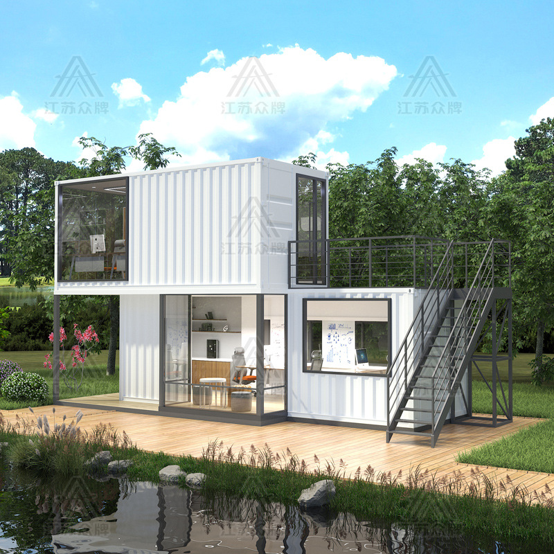 Contenedor de viviendas móviles Red comercial comercial área escénica contenedor tienda móvil café té con leche quiosco