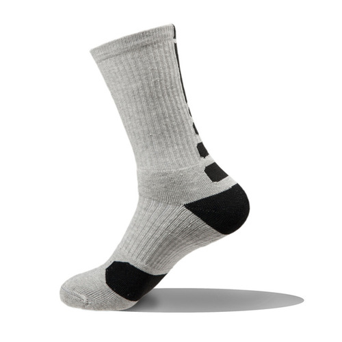 Professional Basketball Socks Men's Short Medium Long Tube Thickened Towel Bottom Elite Socks Outdoor Running Men's Sweat Absorption Sports Socks 