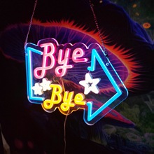 跨境open开门霓虹灯店面装饰灯酒店餐厅氛围灯亚克力发光广告牌