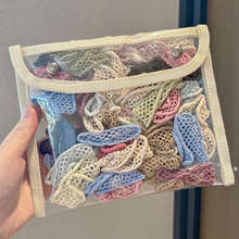 高弹力无接缝镂空加宽头绳发圈皮筋女扎头发绳儿童耐用不伤发皮套