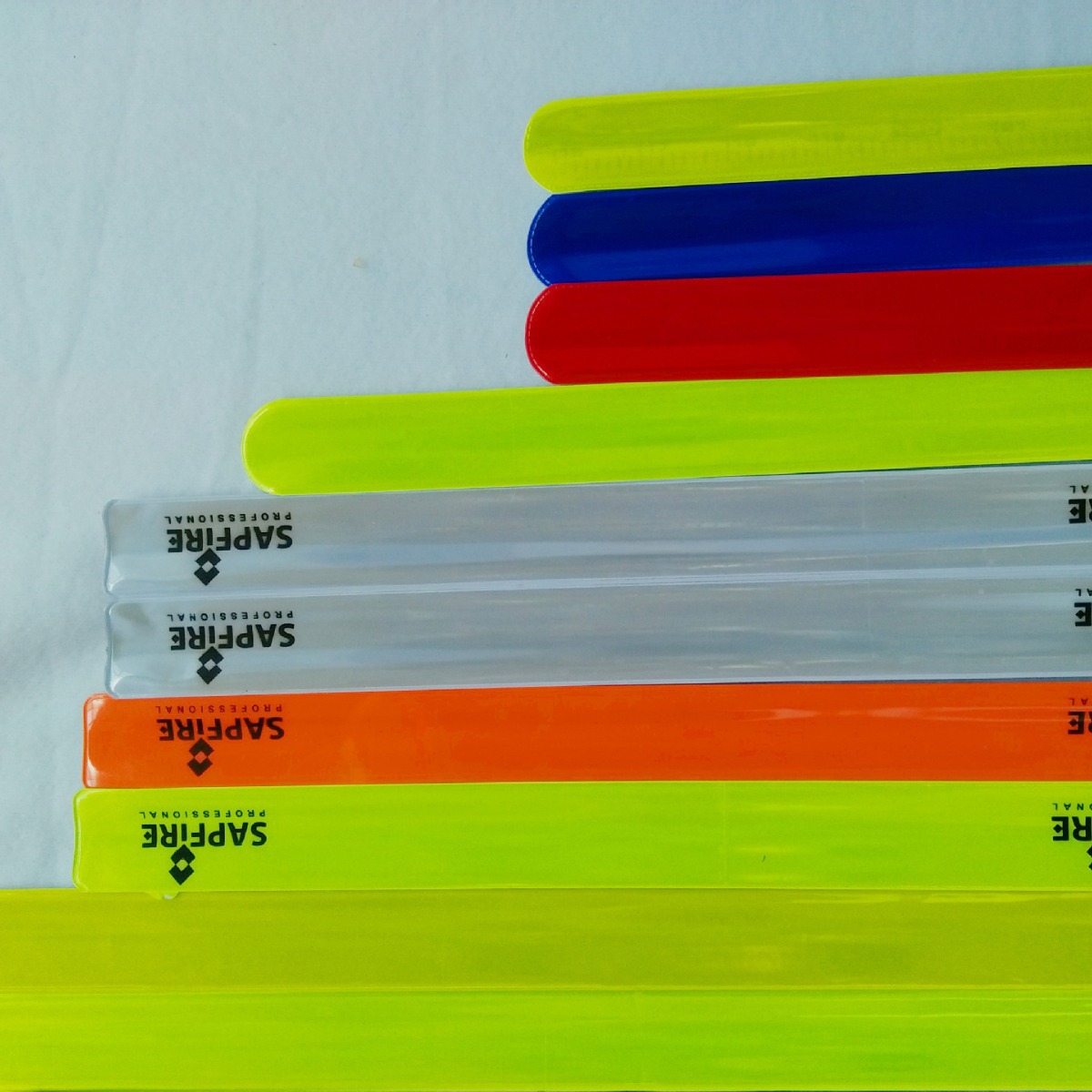 Correa reflectante Correa de muñeca Anillo de pulsera reflectante Banda de advertencia deportiva Fuente del fabricante Logotipo de producción