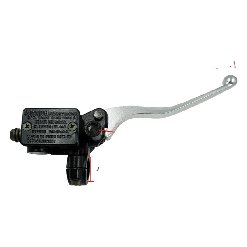 Motocicleta modificada bomba de freno de disco superior conjunto de la bomba aplicable a CM125 CA250 Príncipe coche freno delantero bomba superior Universal